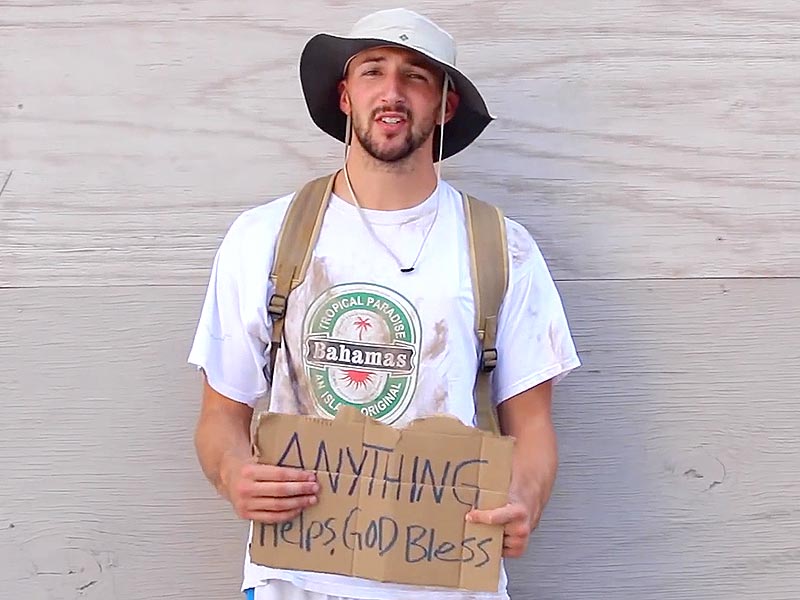 Dawson Gurley Returns Money to People Who Donate to Homeless