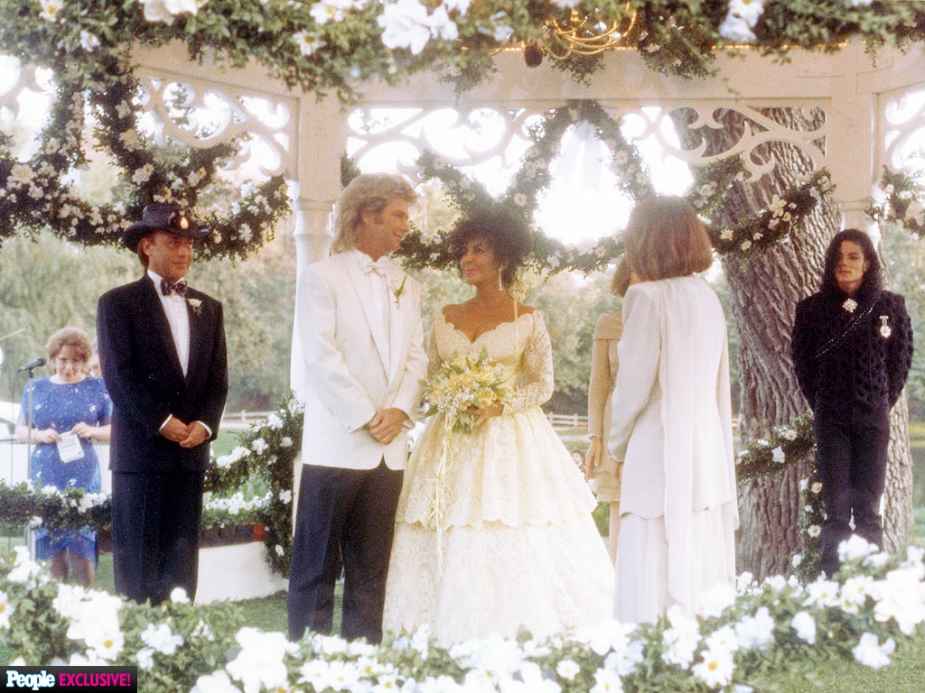 Elizabeth Taylor & Michael Jackson at Her Final Wedding: Never-Before-Seen Photos
