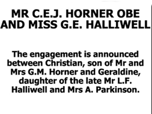Former Spice Girl Geri Halliwell Engaged to Christian Horner| Spice Girls, Couples, Engagements, Geri Halliwell