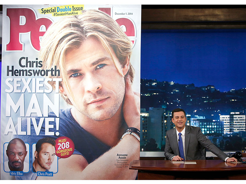 Chris Hemsworth: I Learned to Be Sexy from Matt Damon| Jimmy Kimmel Live, Sexiest Man Alive, Sexiest Man Alive, Chris Hemsworth, Jimmy Kimmel