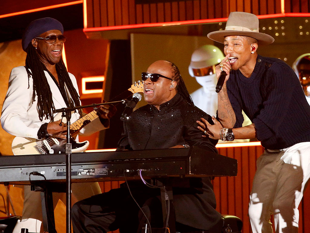 From Pharrell's Mountie to Madonna's Fedora: All the Best Hats from the 2014 Grammys| Grammy Awards 2014, Gavin DeGraw, LL Cool J, Madonna, Pharrell Williams, Sean Lennon, Willie Nelson, Yoko Ono