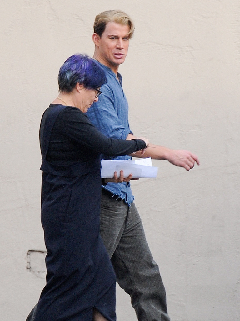 Channing Tatum Goes Blond For Hail Caesar! - Hail Caesar, Hairdos