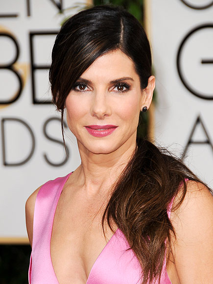 Golden Globes Hair 360 Sandra Bullock