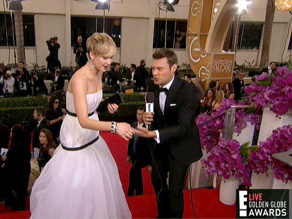 Jennifer Lawrence Golden Globes Dior