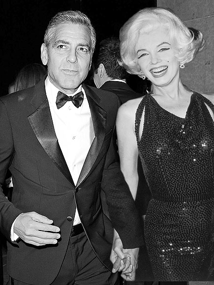 Dates from a Different Era: 13 Awesome Yet Impossible Celeb Power Couples (PHOTOS)| Academy Awards, Oscars 2014, Amy Adams, Audrey Hepburn, Bette Davis, Bradley Cooper, Christian Bale, Elizabeth Taylor, Frank Sinatra, George Clooney, Grace Kelly, Jennifer Lawrence, John Wayne, Leonardo DiCaprio, Marilyn Monroe, Matthew McConaughey, Natalie Wood, Paul Newman, Rico Rodriguez, Shirley Temple, Sofia Vergara