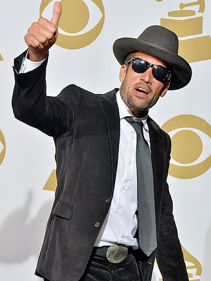 From Pharrell's Mountie to Madonna's Fedora: All the Best Hats from the 2014 Grammys| Grammy Awards 2014, Gavin DeGraw, LL Cool J, Madonna, Pharrell Williams, Sean Lennon, Willie Nelson, Yoko Ono