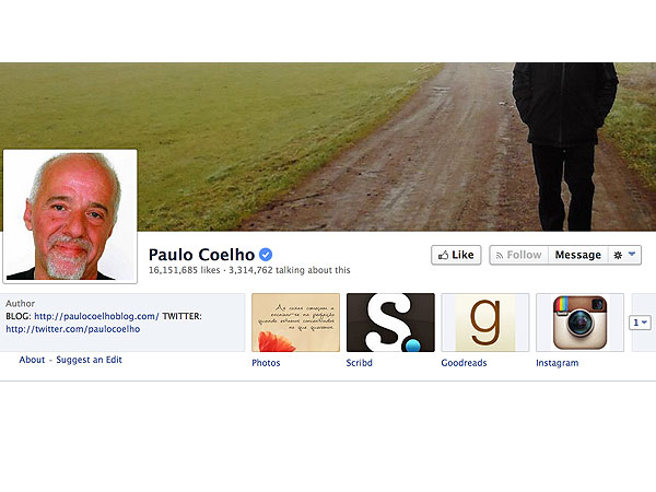 Facebook's 10th Anniversary: Celebrate by Following These 10 Stars| Bruno Mars, Dwayne ''The Rock'' Johnson, George Takei, Lady Gaga, Miley Cyrus, Paulo Coelho, Pitbull, Shakira, Vin Diesel, Will Smith, facebook.com
