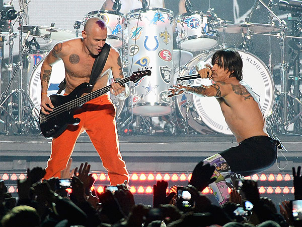 David Beckham, Anthony Kiedis & More Shirtless Men of the Super Bowl| Red Hot Chili Peppers, Super Bowl XLVIII, Danica Patrick, David Beckham, Terry Crews, Music Group Class, Musician Class