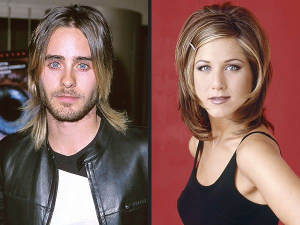 See Jared Leto's Many Friends-Inspired Hairstyles| Oscars 2014, Friends, Jared Leto, Jennifer Aniston