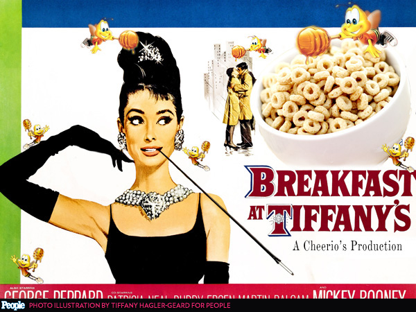 For National Cereal Day, We've Photoshopped Famous Movie Posters to Be About Cereal| Breakfast at Tiffany's, Milk, Serial Mom, The Breakfast Club, Food