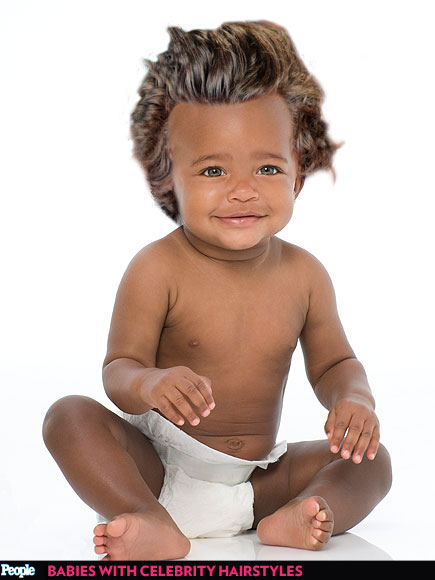 Nap Time Tresses: Babies Try on 7 Famous Celebrity Hairstyles| Babies, Beyonce Knowles, Demi Lovato, Harry Styles, Jared Leto, Jennifer Lawrence, Miley Cyrus