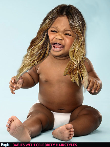 Nap Time Tresses: Babies Try on 7 Famous Celebrity Hairstyles| Babies, Beyonce Knowles, Demi Lovato, Harry Styles, Jared Leto, Jennifer Lawrence, Miley Cyrus, Individual Class