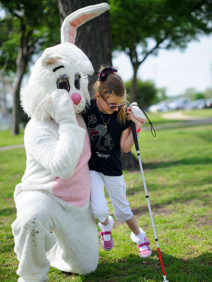 Inside the Dallas Easter Egg Hunt Specially Designed for Visually Impaired Kids| Easter, Real People Stories