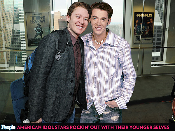 American Idol Stars Rockin' Out with Their Younger Selves| American Idol, American Idol, Carrie Underwood, Clay Aiken, Jennifer Hudson, Jordin Sparks, Kelly Clarkson, Paula Abdul, Simon Cowell, Steven Tyler, Authors Class
