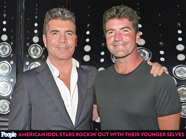 American Idol Stars Rockin' Out with Their Younger Selves| American Idol, American Idol, Carrie Underwood, Clay Aiken, Jennifer Hudson, Jordin Sparks, Kelly Clarkson, Paula Abdul, Simon Cowell, Steven Tyler, Producers Class, RolesClass, Entertainment Franchises, Media Product Details, Media Products, TV Seasons, TV Seasons & Episodes, TV Series, TV Shows, American Idol