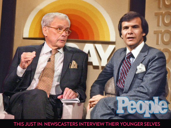 This Just In: Newscasters Interview Their Younger Selves| The View, Al Roker, Anderson Cooper, Barbara Walters, Connie Chung, Dan Rather, Diane Sawyer, Katie Couric, Matt Lauer, Tom Brokaw, TV Shows, Showbiz Today
