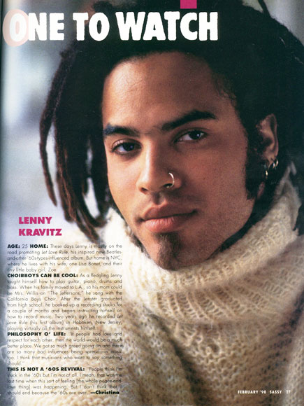 Lenny Kravitz Turns 50: A Look Back at the Rocker at 25| Lenny Kravitz, Actor Class