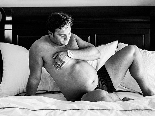 His Pregnant Wife Didn't Want Maternity Photos, So This Proud Papa Took Her Place| Babies, Proud Papas, Around the Web