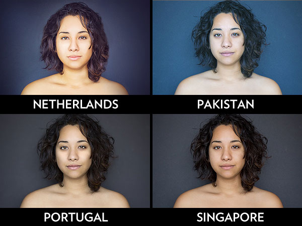 What Happens When a Biracial Woman Asks 18 Countries to Photoshop Her Portrait?| Around the Web, Real People Stories