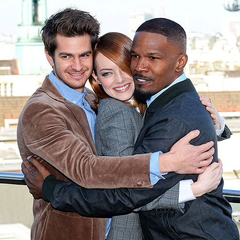 A LOTTA LOVE photo | Andrew Garfield, Emma Stone, Jamie Foxx