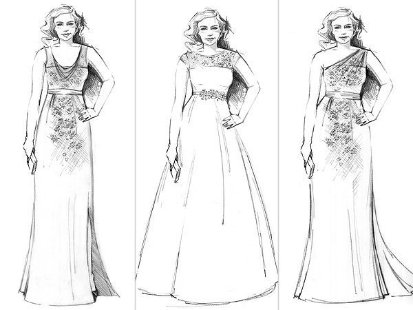 Mindy Kaling CDGA gown