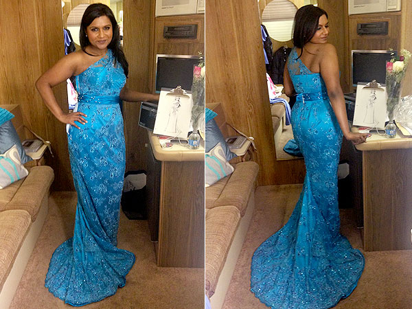 Mindy Kaling CDGA gown