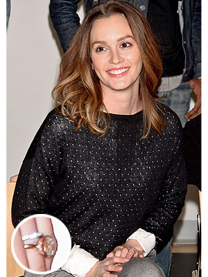 Leighton Meester engagement ring