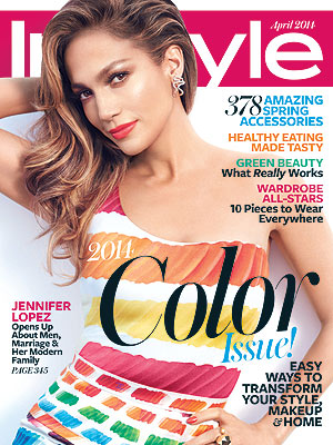 Jennifer Lopez April InStyle