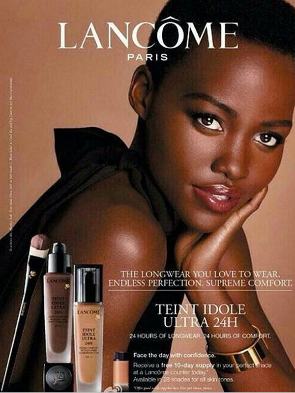 Lupita Nyong'o Lancome Ad