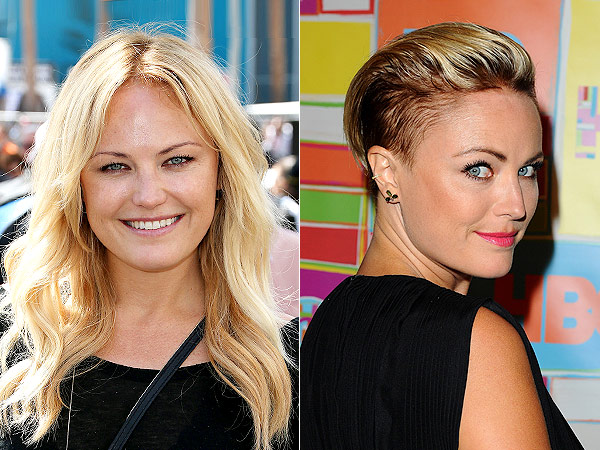 Malin Akerman shaved head