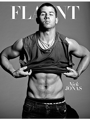 Nick Jonas underwear Flaunt magazine