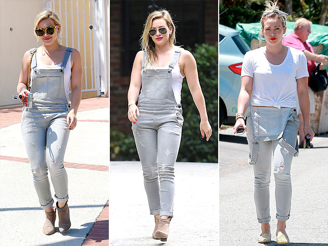 BLACK ORCHID OVERALLS photo | Hilary Duff