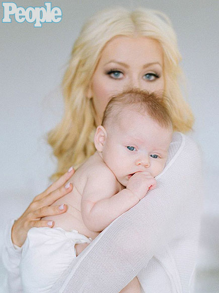 Christina Aguilera Baby Summer Rain Rutler Photos