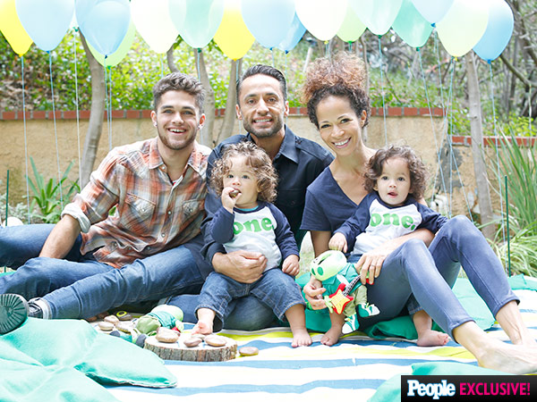 Sherri Saum twins Michael John first birthday