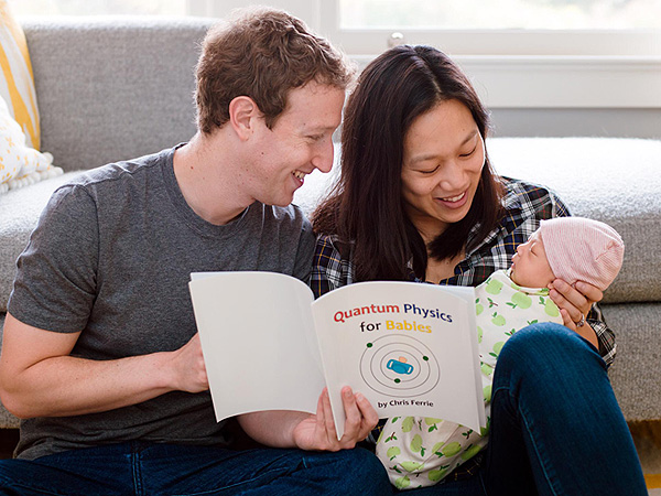 Image result for Mark Zuckerberg and Priscilla Chan and his daughter