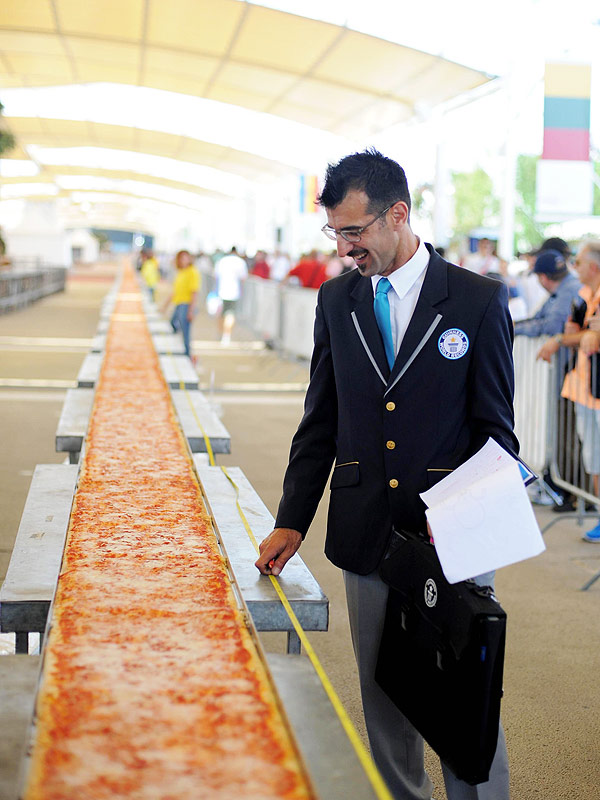 OneMile Pizza in Italy Breaks World Record, 2015 Milan Expo Great