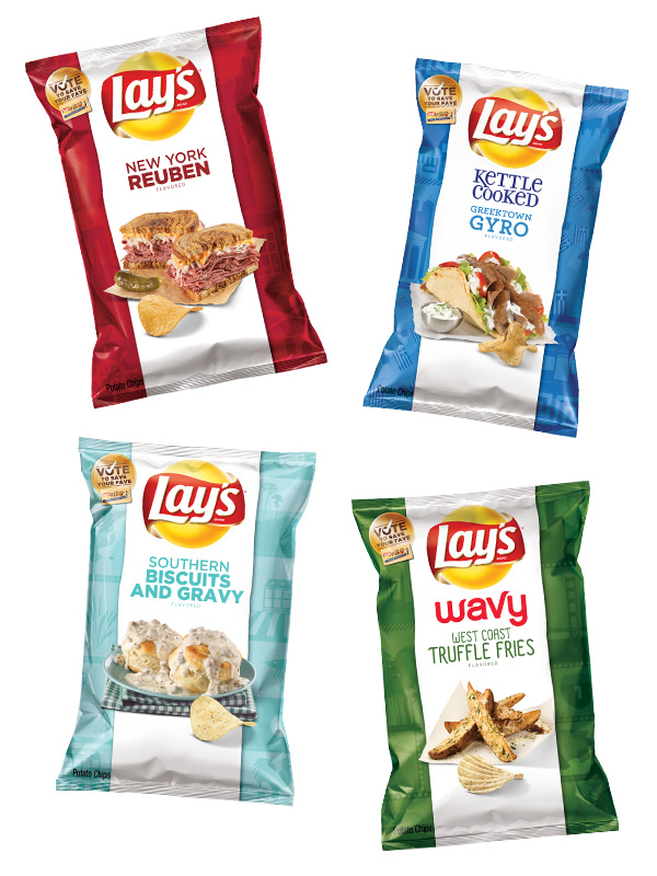 Lays Reveals for Finalists for "Do Us a Flavor Competition" Great