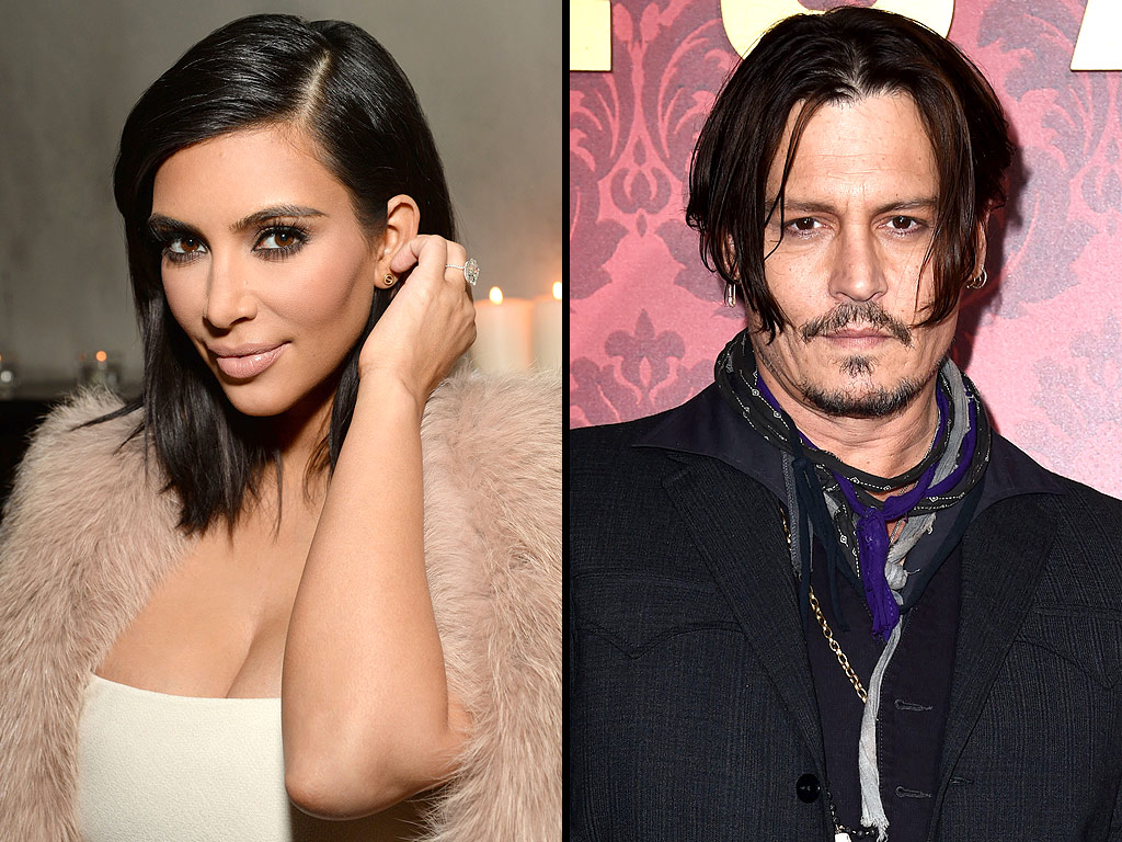 Kim Kardashian Had Crush On Johnny Depp Before Kanye West