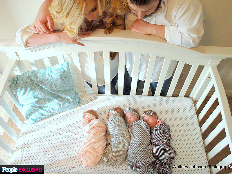 Photos Of The Gardner Quadruplets' Homecoming