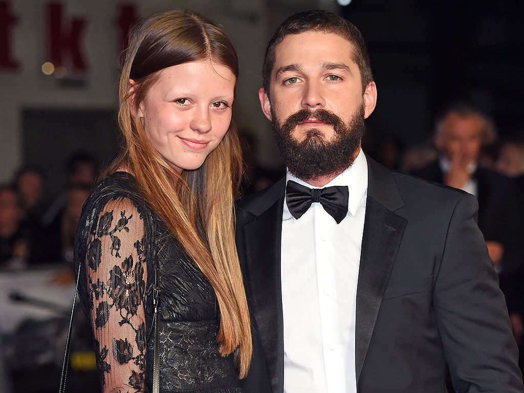 Shia Labeouf Mia Goth Wears Engagement Ring