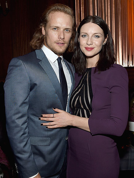 Caitriona Balfe Reveals Exactly Who Is Keeping Her from Falling in Love with Outlander Costar Sam Heughan (Hint: On-Camera Sex Scenes Are Involved)| STARZ, Outlander, People Picks, TV News, Caitriona Balfe, Sam Heughan