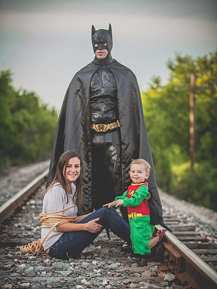 Family Receives Threats After Batman-Themed Photo Shoot on Railroad Tracks| Real People Stories