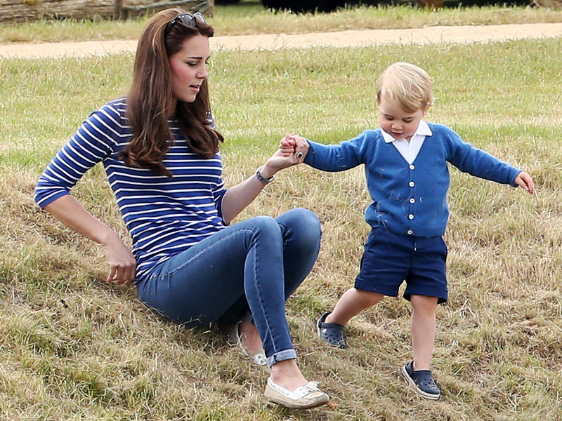 Prince George Swaps Knee Socks for $30 Crocs to Watch His Dad Play Polo (PHOTOS)| The British Royals, The Royals, Kate Middleton, Prince George