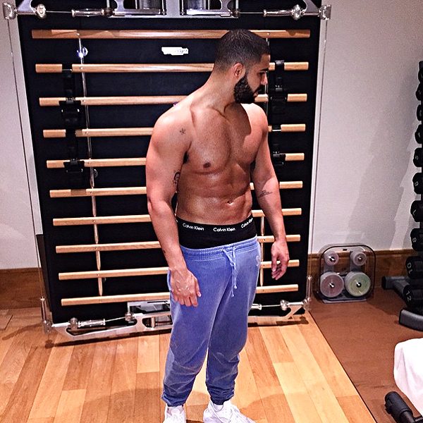 Drake Posts Shirtless Photo On Instagram