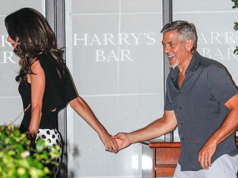 Sun-Kissed and Smitten! George and Amal Clooney's Italian Love-Fest Continues (PHOTO)| Couples, Vacation and Travel, Amal Alamuddin, George Clooney