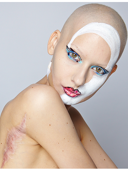 Model Poses for Gorgeous Photo Shoot After Losing Part of Her Jaw to Cancer (Photos)| Cancer, Bodywatch, Models