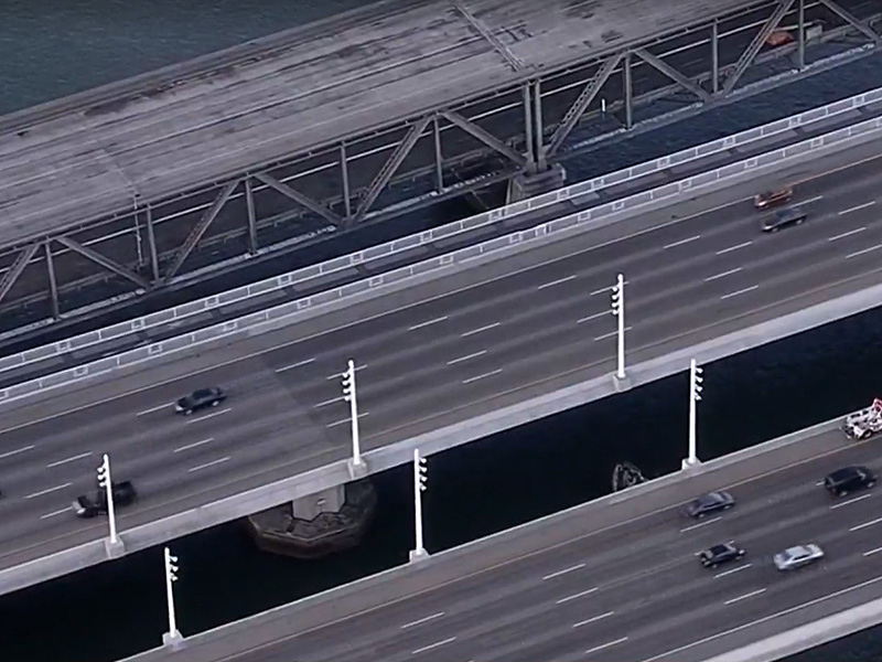 Woman Survives Plunge from San Francisco Bay Bridge After Crashing Stolen Car