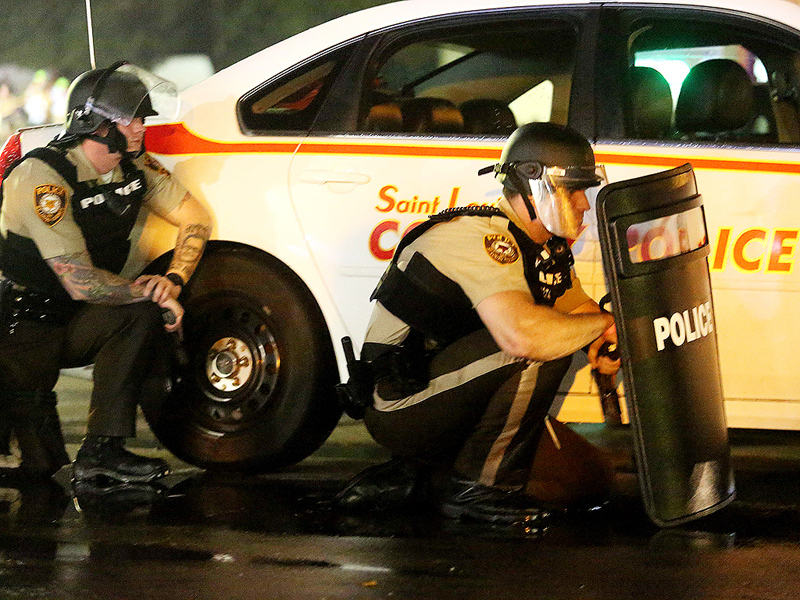 Man Shot by Police in Ferguson During Protests over 1-Year Anniversary of Michael Brown Killing| Crime & Courts, Shootings, True Crime