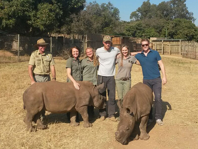 Prince Harry Hangs with Baby Rhinos on African Conservation Trip – and He Has a Beard!| The British Royals, The Royals, Prince Harry