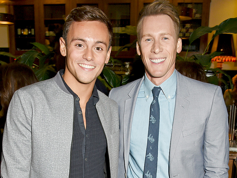 A Look Back at Dustin Lance Black and Tom Daley's Love Story as the Screenwriter Clarifies Tweet About His Fiancé and Sam Smith: They 'Are Pals'| Couples, Engagements, Dustin Lance Black, Sam Smith